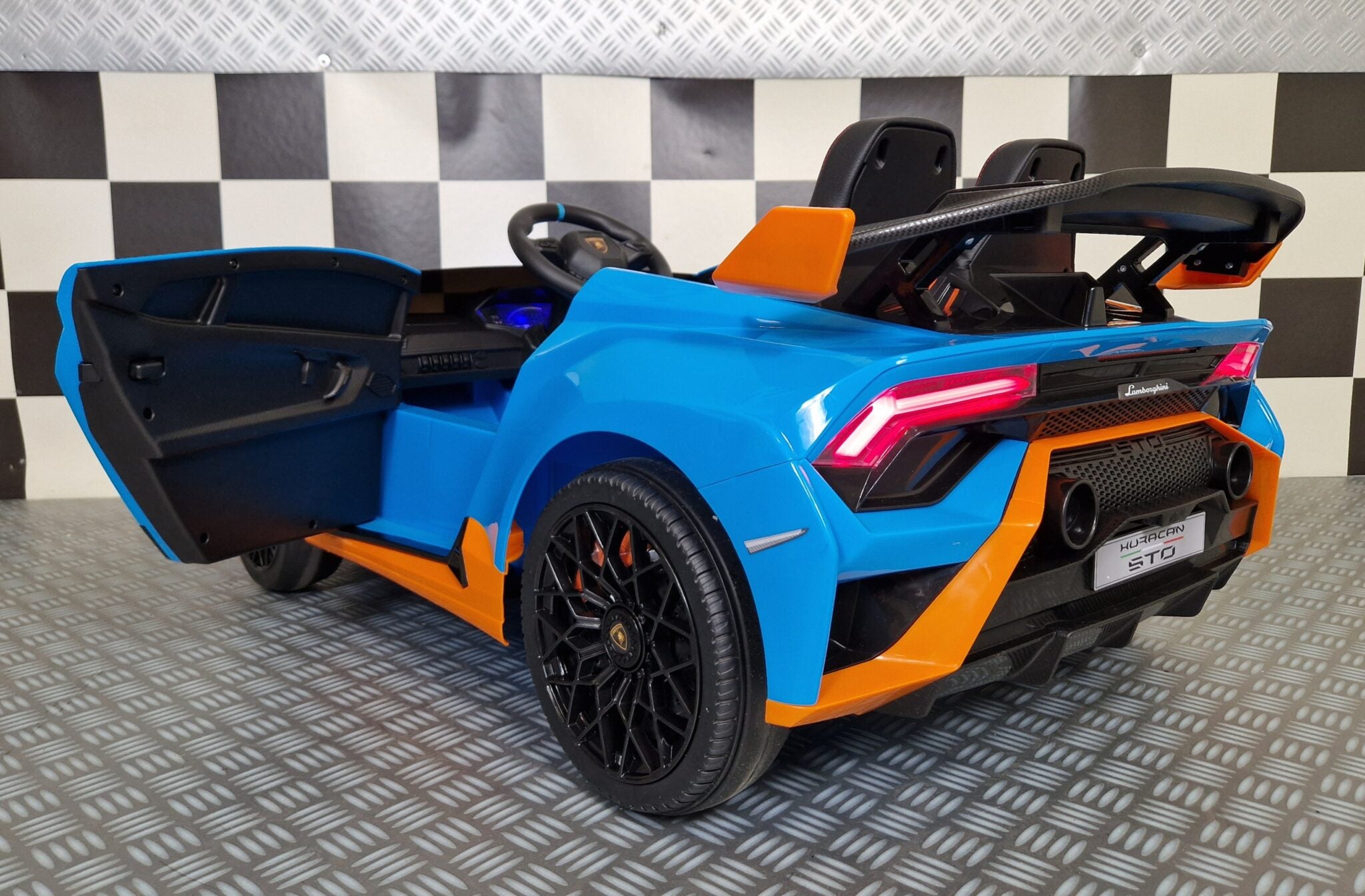 Voiture électrique enfant Lamborghini Huracan STO drift – Racing Star – vue 5