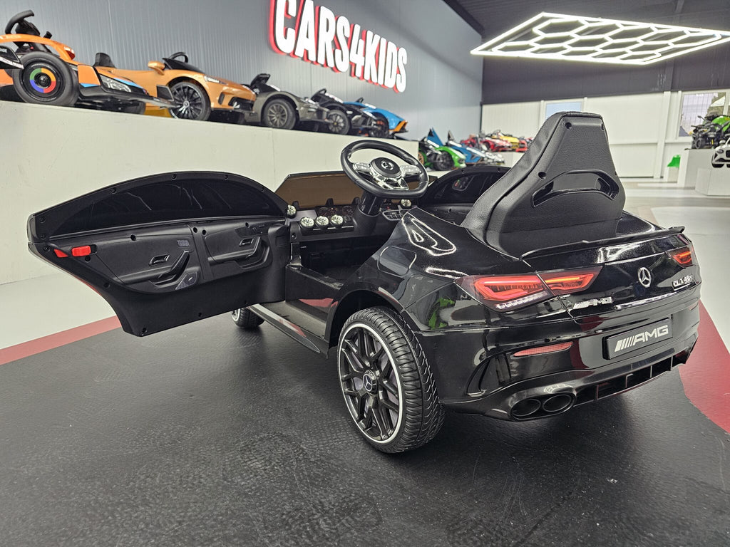 Voiture électrique enfant Mercedes CLA 45 noir métallisé – Urban Rider – vue 4