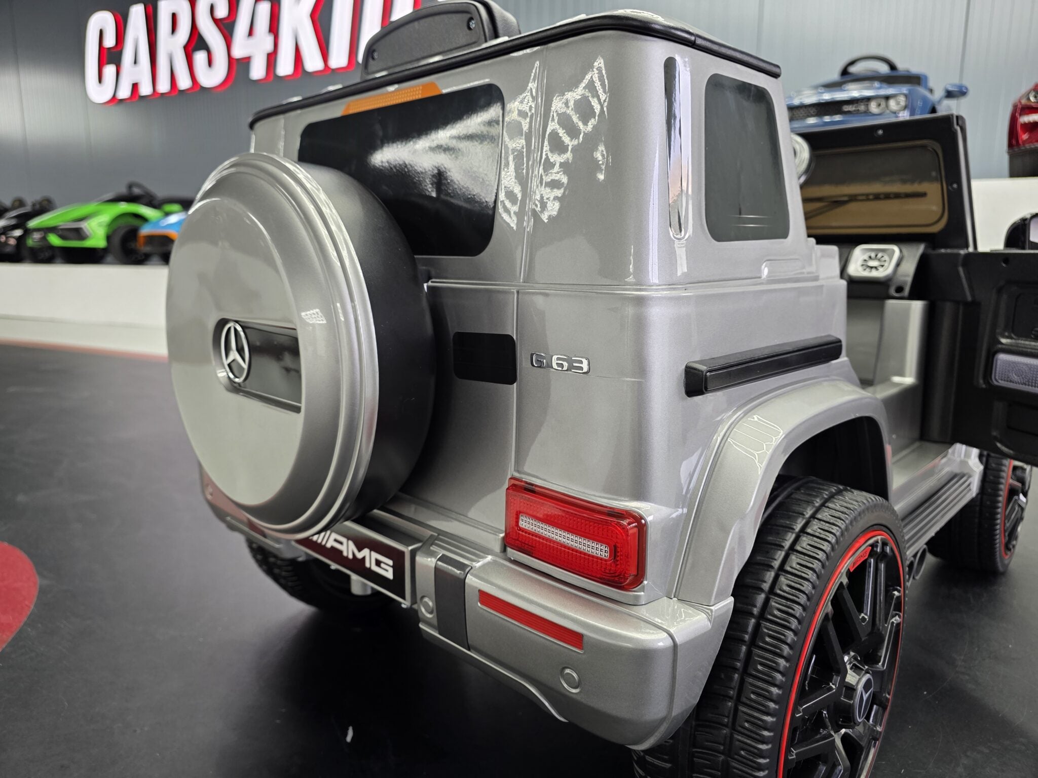 Voiture électrique enfant Mercedes G63 12 V gris métallisé 1 place – Adventure Rider – vue 7