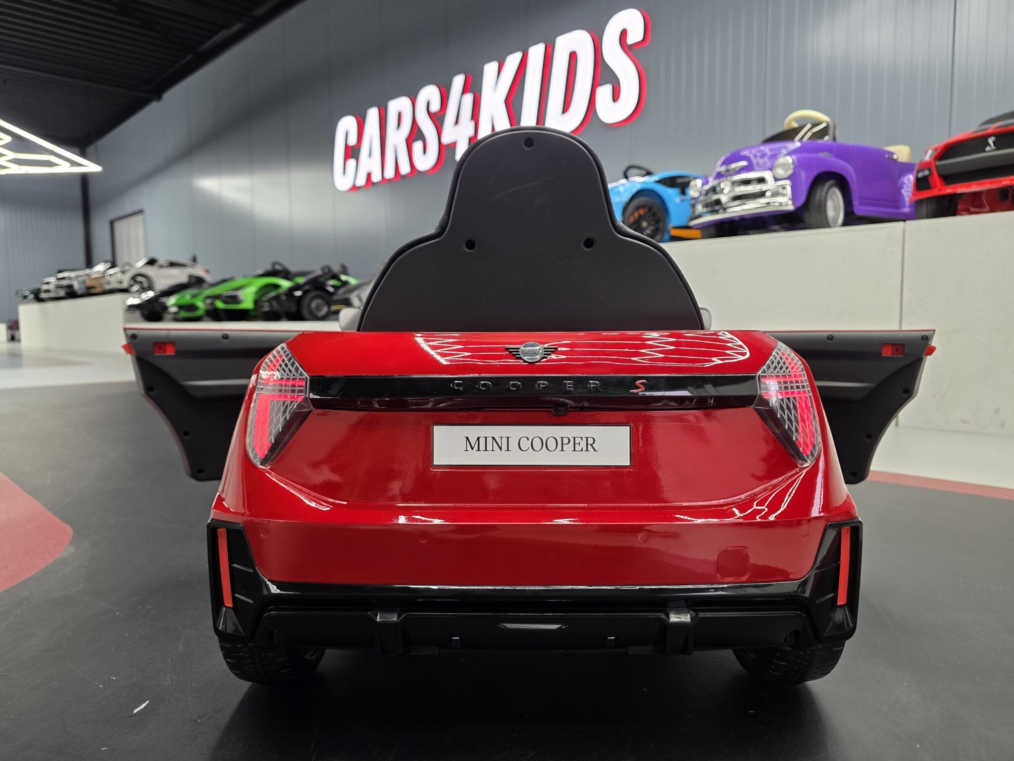 Voiture électrique enfant Mini Cooper S 12 V rouge métallisé – Urban Rider – vue 5