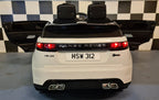 Voiture électrique enfant Range Rover Velar 12 V avec télécommande blanc – Adventure Rider – vue 6