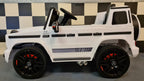 Voiture électrique enfant Mercedes G63 12V blanc avec démarrage progressif 1 place – Adventure Rider – vue 4