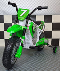 Moto électrique enfant dirt bike 12 V vert – Dirt Rider