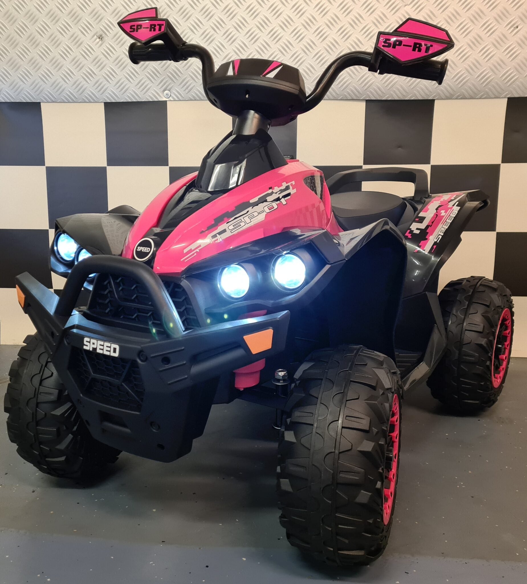 Quad électrique enfant Phyton rose – Raptor