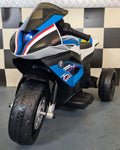 Voiture électrique enfant Mini BMW HP4 trike bleu 12 V – Street Rider