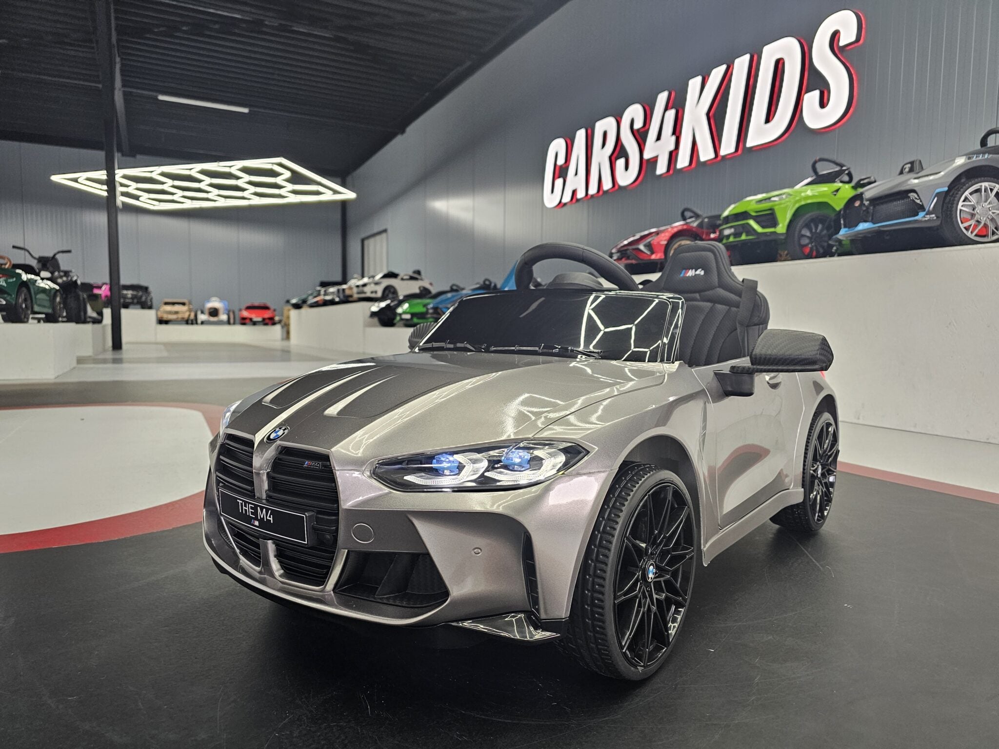 Voiture électrique enfant BMW M4 12 V gris métallisé – Urban Rider