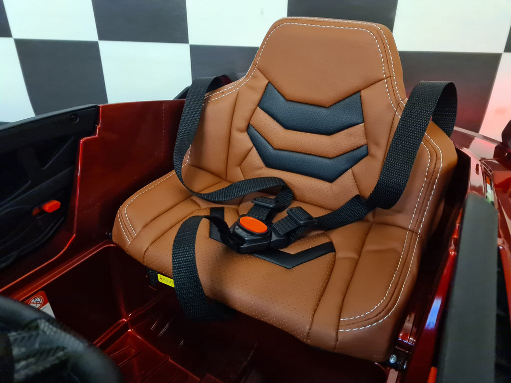 Voiture électrique enfant Lamborghini Sian 12 V métallisé rouge – Racing Star – vue 8
