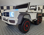 Voiture électrique enfant Mercedes G63 6x6 AMG 1 place blanc – Adventure Rider – vue 3