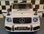 Voiture électrique enfant Mercedes G63 12V blanc avec démarrage progressif 1 place – Adventure Rider – vue 3