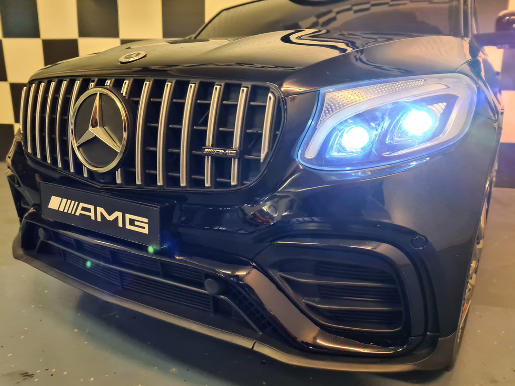 Voiture électrique enfant Mercedes GLC 63 AMG 1 place noir métallisé – Adventure Rider – vue 7