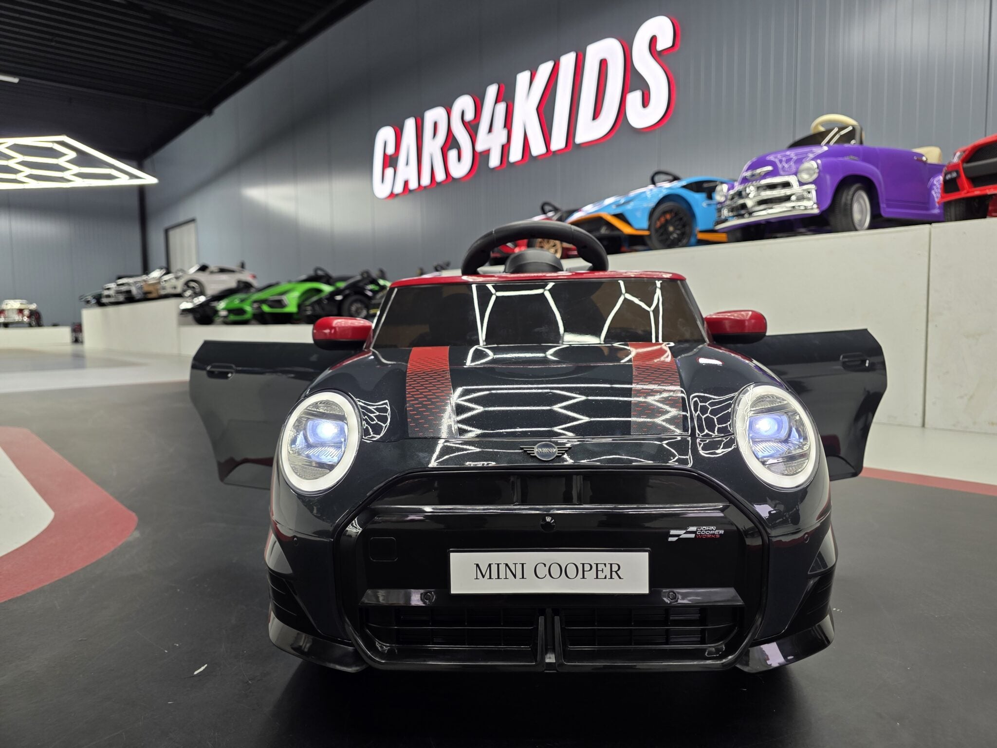 Voiture électrique enfant Mini Cooper S 12 V noir métallisé – Urban Rider – vue 2