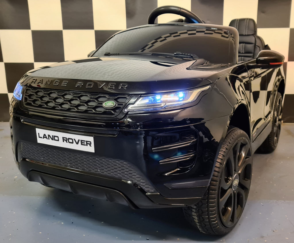 Voiture électrique enfant Range Rover Evoque 4x4 métallisé noir – Adventure Rider
