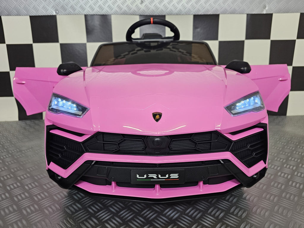 Voiture électrique enfant Lamborghini Urus rose 12 V – Racing Star – vue 3