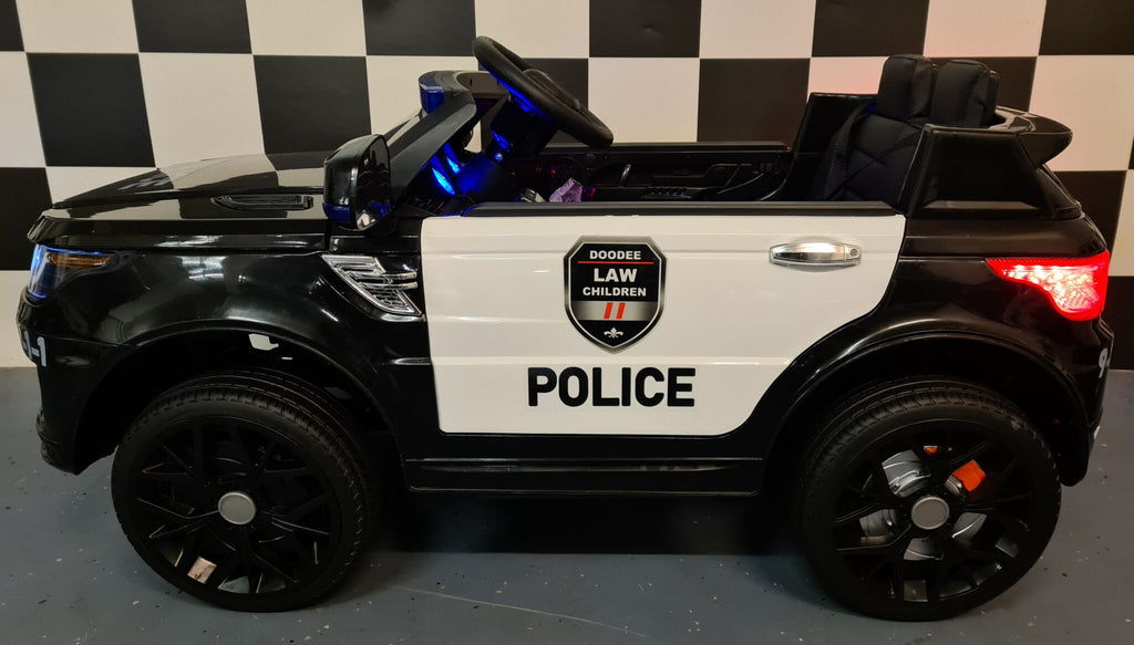 Voiture électrique enfant Police jeep 12V avec télécommande – Urban Patrol – vue 4