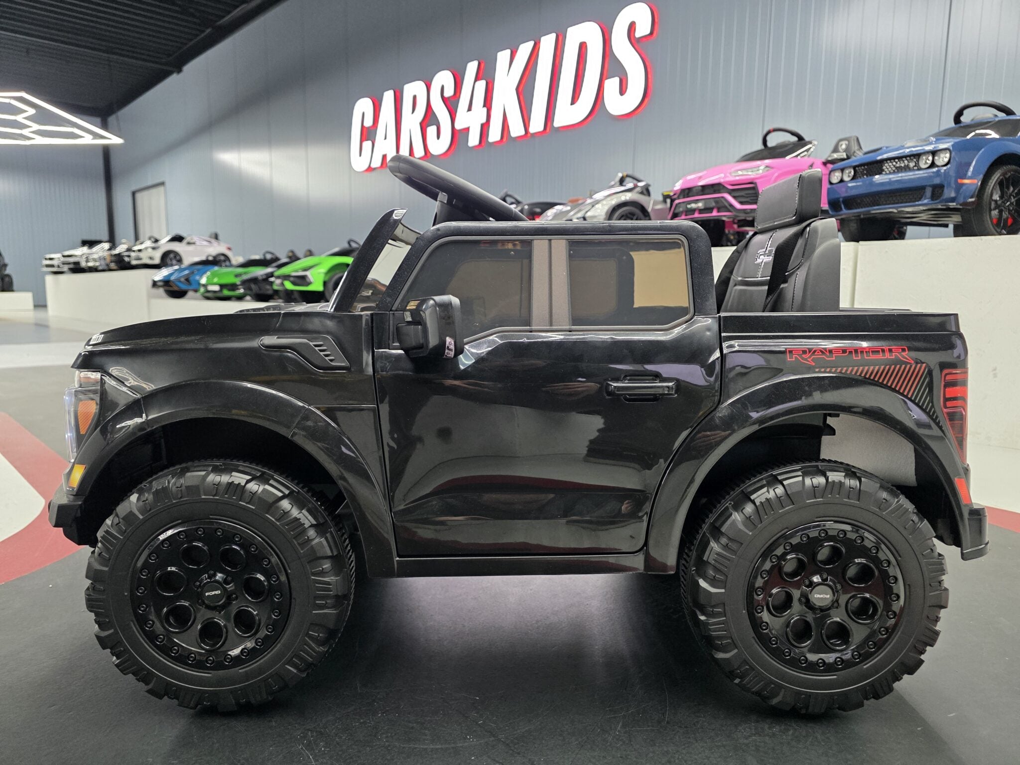 Voiture électrique enfant Ford Raptor 1 place 12 V noir – Adventure Rider – vue 3