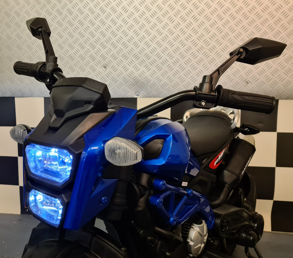 Moto électrique enfant Grom Superbike 12 V bleu métallisé – Street Rider – vue 4