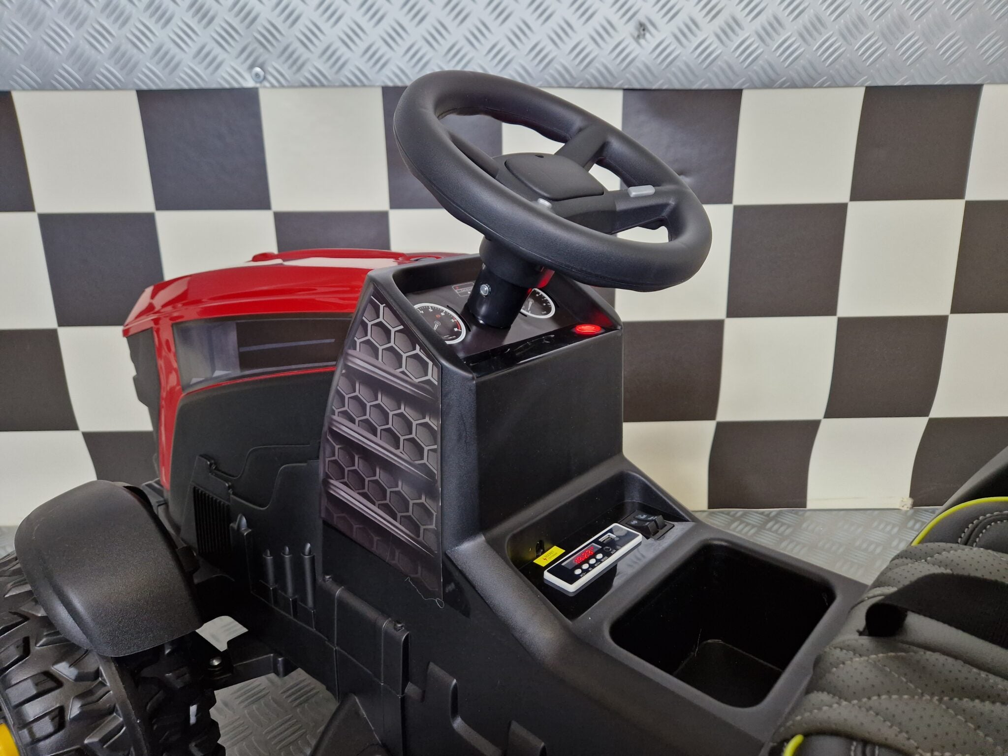 Tracteur électrique enfant Farmer 12 V rouge avec télécommande – Little Farmer – vue 7