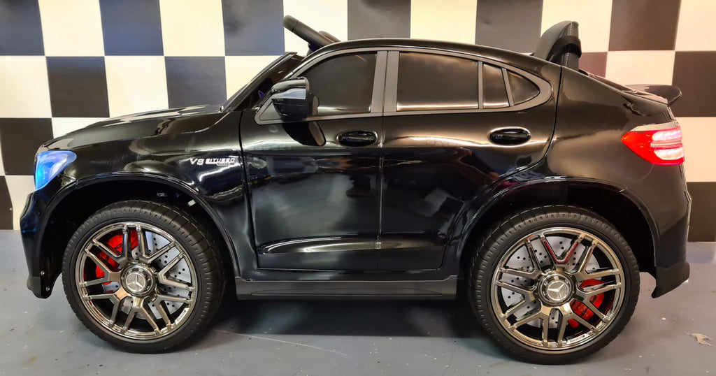 Voiture électrique enfant Mercedes GLC 63 AMG 1 place noir métallisé – Adventure Rider – vue 4