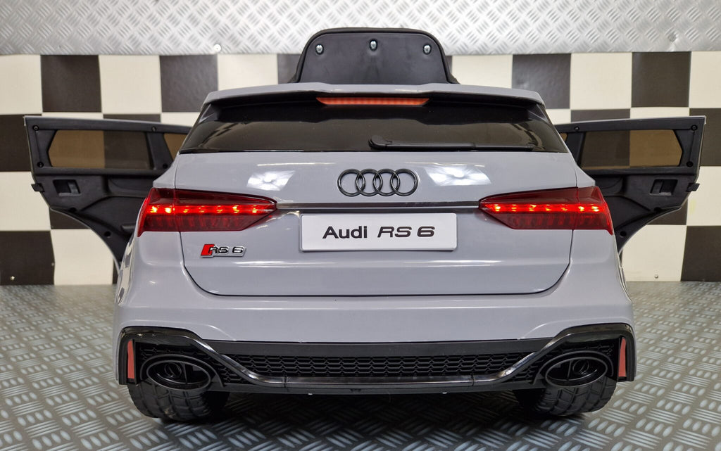 Voiture électrique enfant Audi RS 6 nardo gris – Racing Star – vue 6