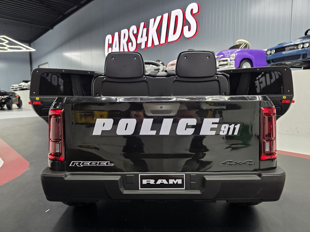 Voiture électrique enfant Dodge RAM police 12 V – Urban Patrol – vue 5