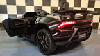 Voiture électrique enfant Lamborghini Huracan 12 V avec télécommande noir métallisé – Racing Star – vue 5