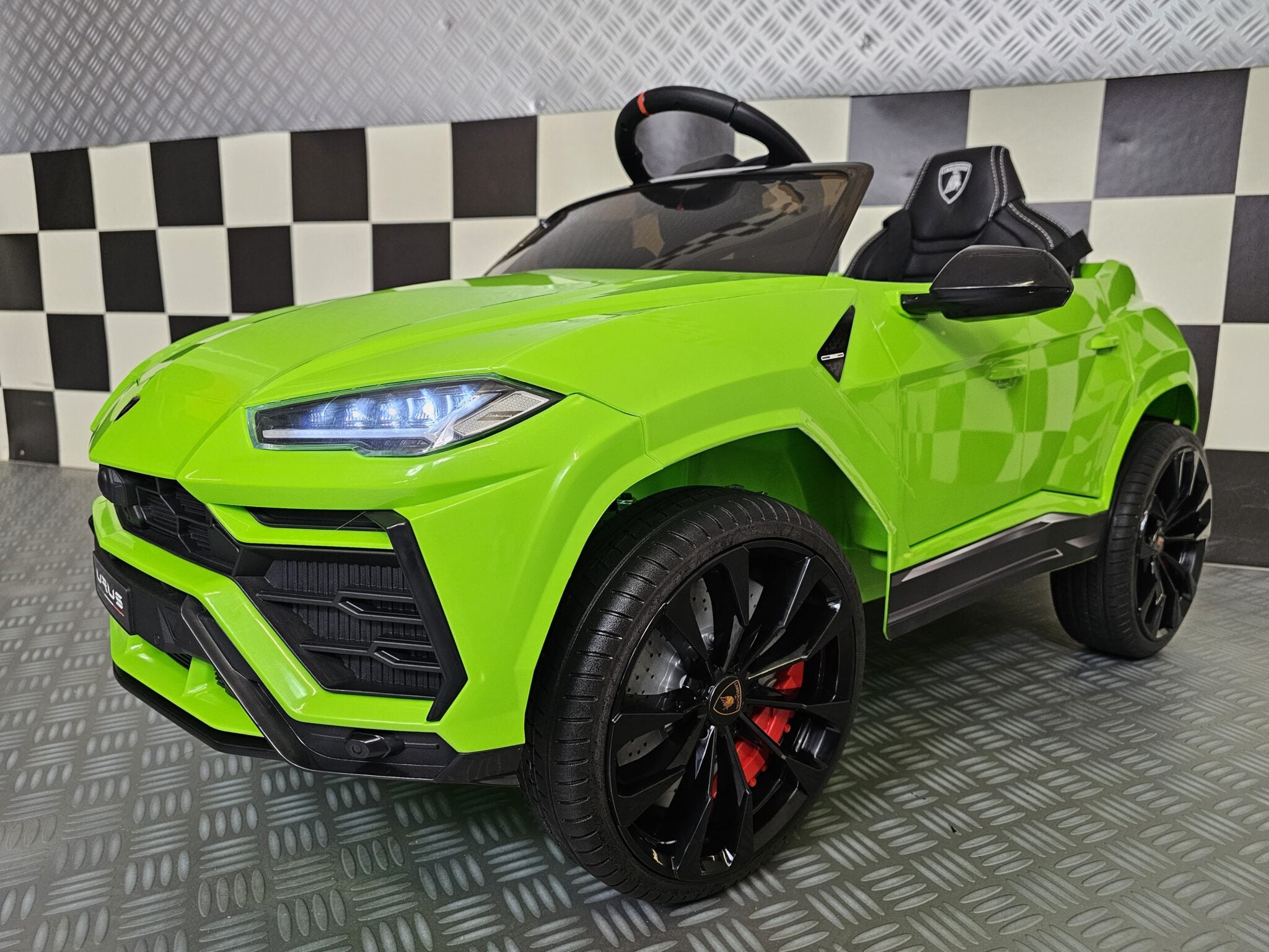 Voiture électrique enfant Lamborghini Urus 12 V vert – Racing Star – vue 2