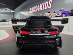 Voiture électrique enfant Mercedes GT3 AMG noir métallisé – Racing Star – vue 5