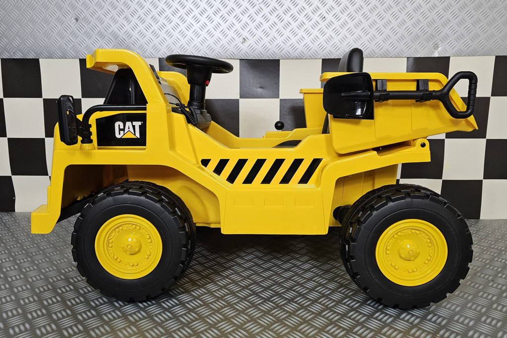 Véhicule électrique enfant Caterpillar dump truck 12 V – Adventure Rider – vue 4