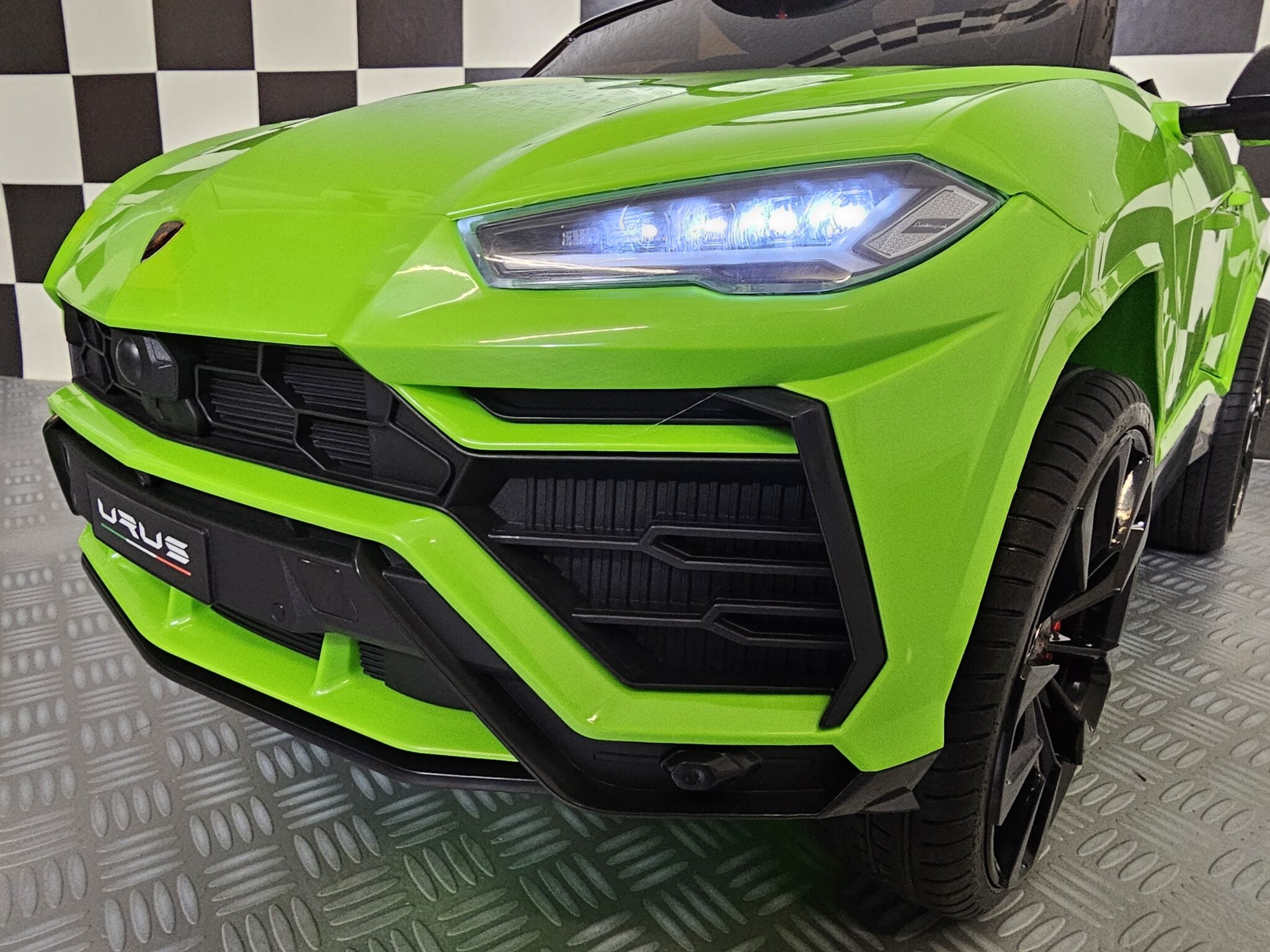 Voiture électrique enfant Lamborghini Urus 12 V vert – Racing Star – vue 7