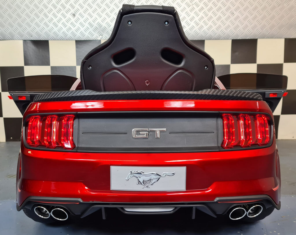 Voiture électrique enfant Ford Mustang 24 V drift et RC rouge métallisé – Urban Rider Pro – vue 6