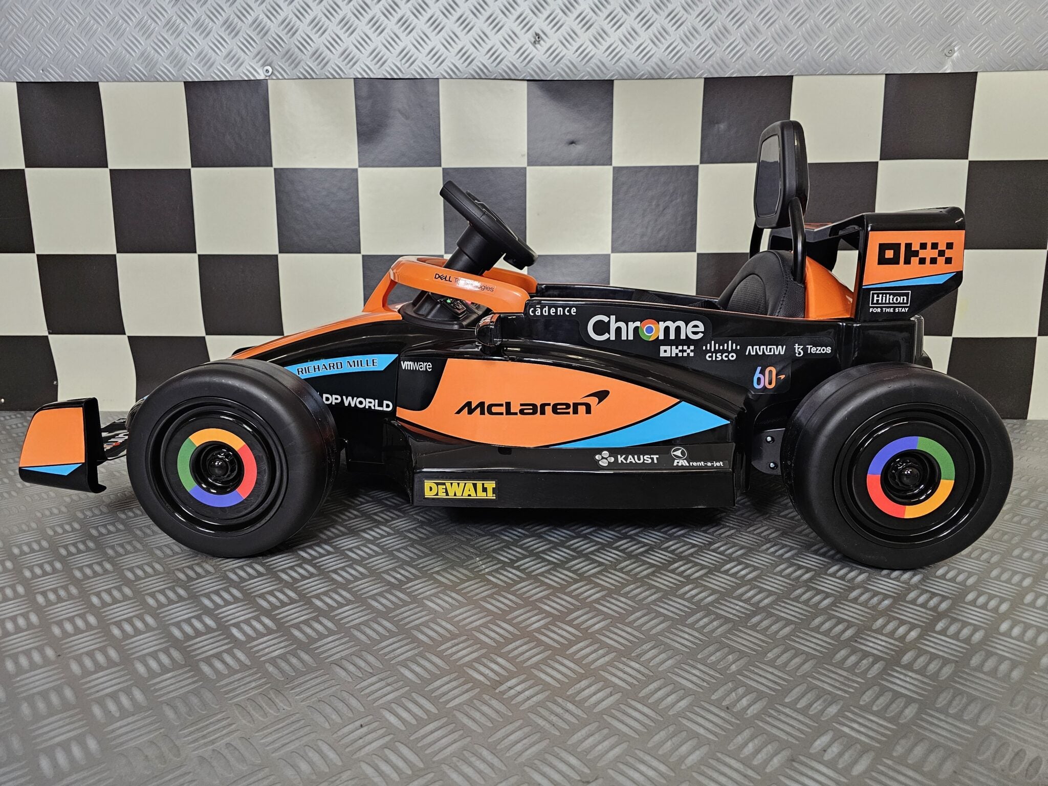Voiture électrique enfant McLaren formula 1 12 V – Racing Star – vue 4