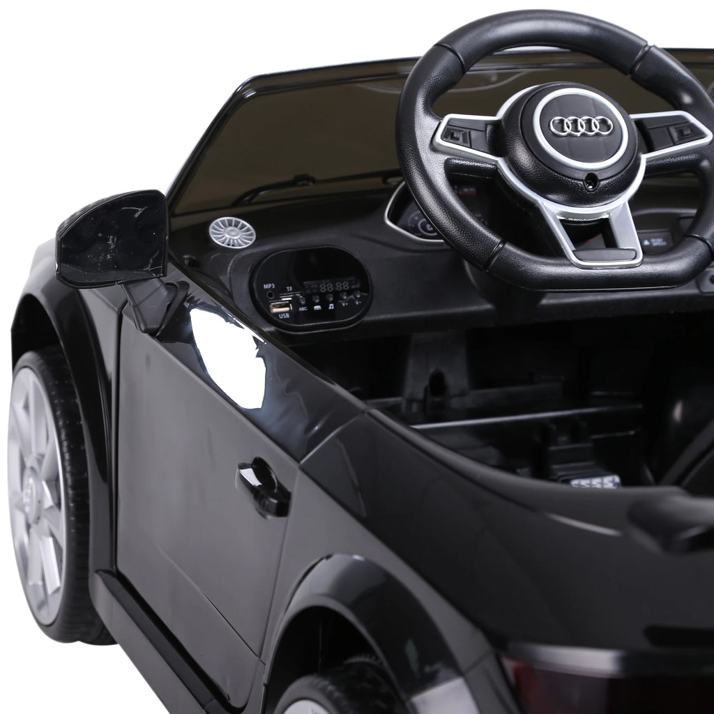 Homcom Electric Car for Children 3+ Years Old Audi Tt Electric Children's Car 12V with Speed 3 Km/H Remote Control 102X60X44 cm