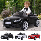 Homcom Electric Car for Children 3+ Years Old Audi Tt Electric Children's Car 12V with Speed 3 Km/H Remote Control 102X60X44 cm