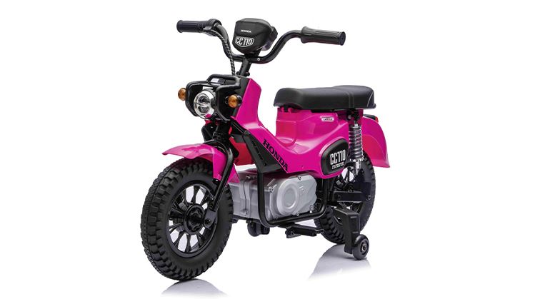 Moto électrique enfant Honda Cross Cub 110 12 V rose – Dirt Rider