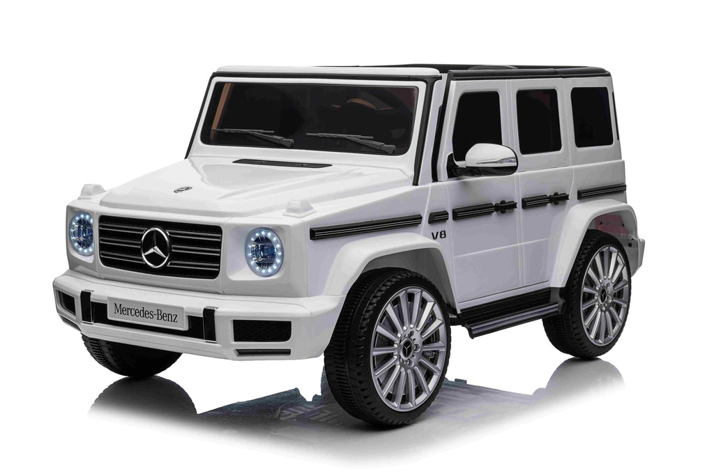 Voiture électrique enfant Mercedes G500 blanc 12 V – Urban Rider