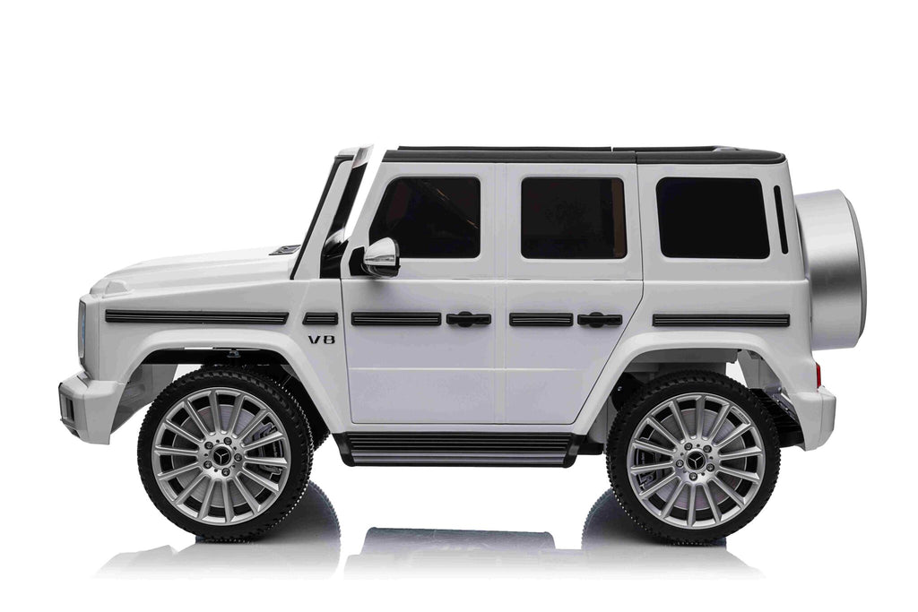 Voiture électrique enfant Mercedes G500 blanc 12 V – Urban Rider – vue 2