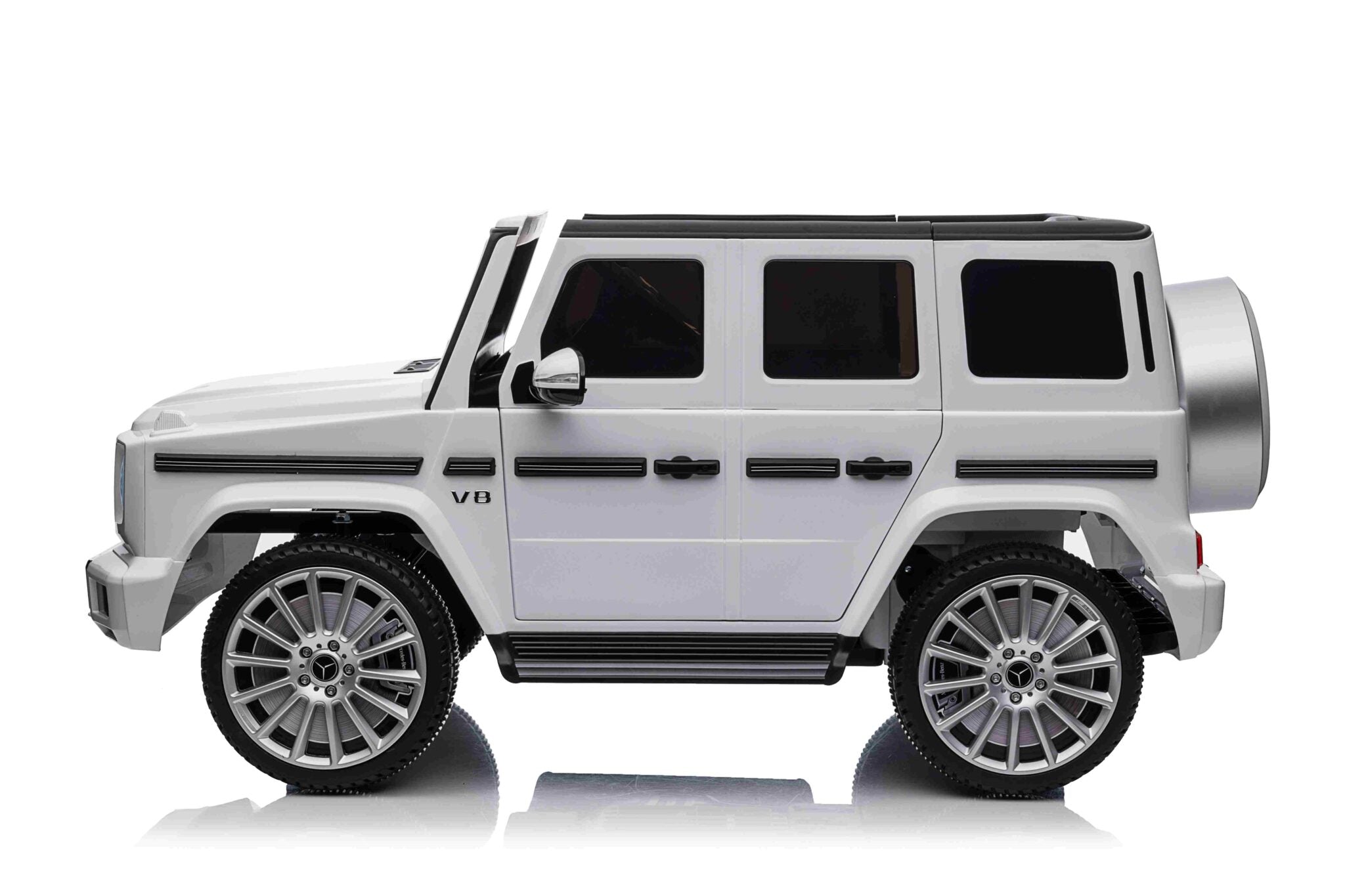 Voiture électrique enfant Mercedes G500 blanc 12 V – Urban Rider – vue 2