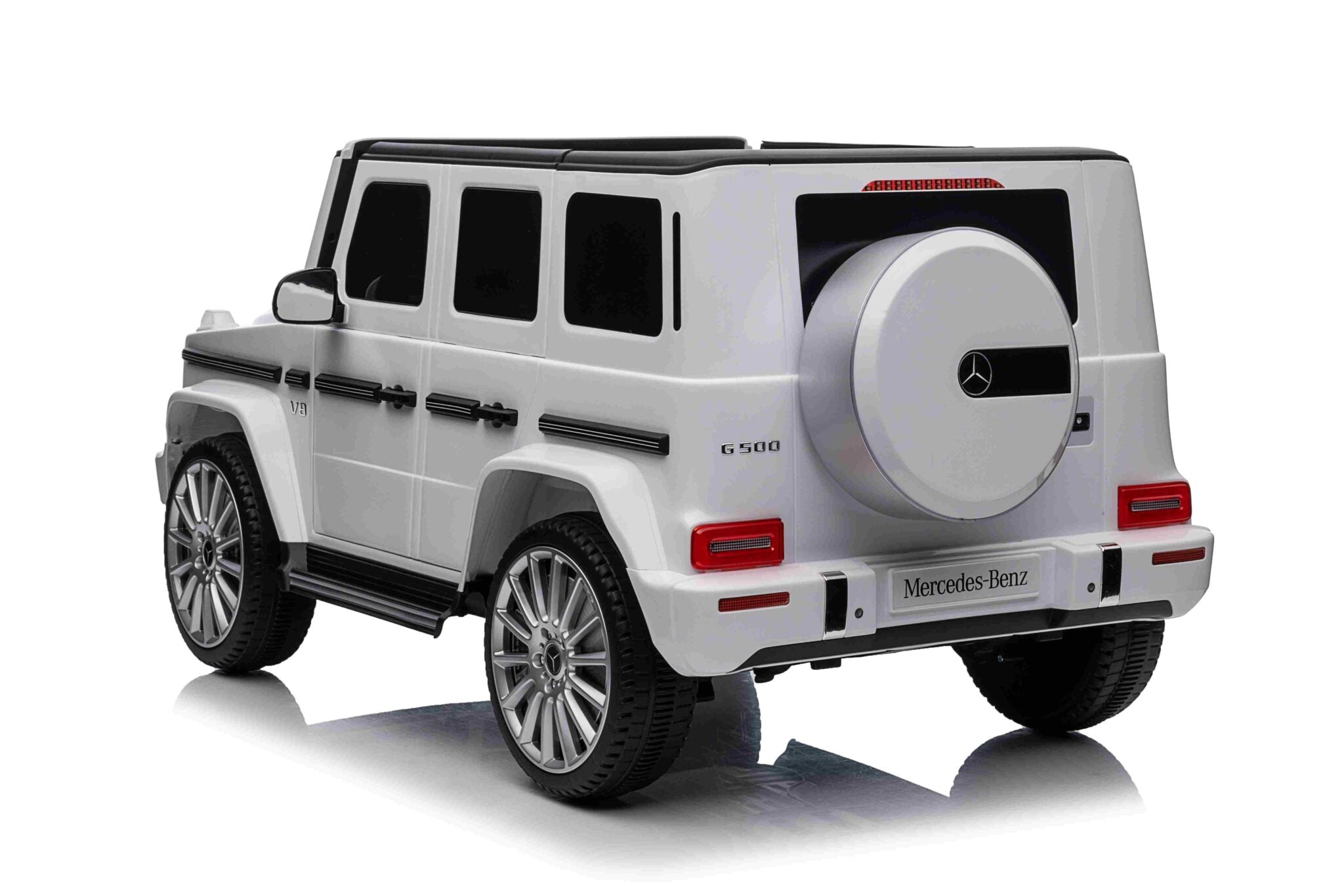 Voiture électrique enfant Mercedes G500 blanc 12 V – Urban Rider – vue 3