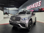 Voiture électrique enfant Mercedes GLC 63 12V argent métallisé 1 place – Adventure Rider