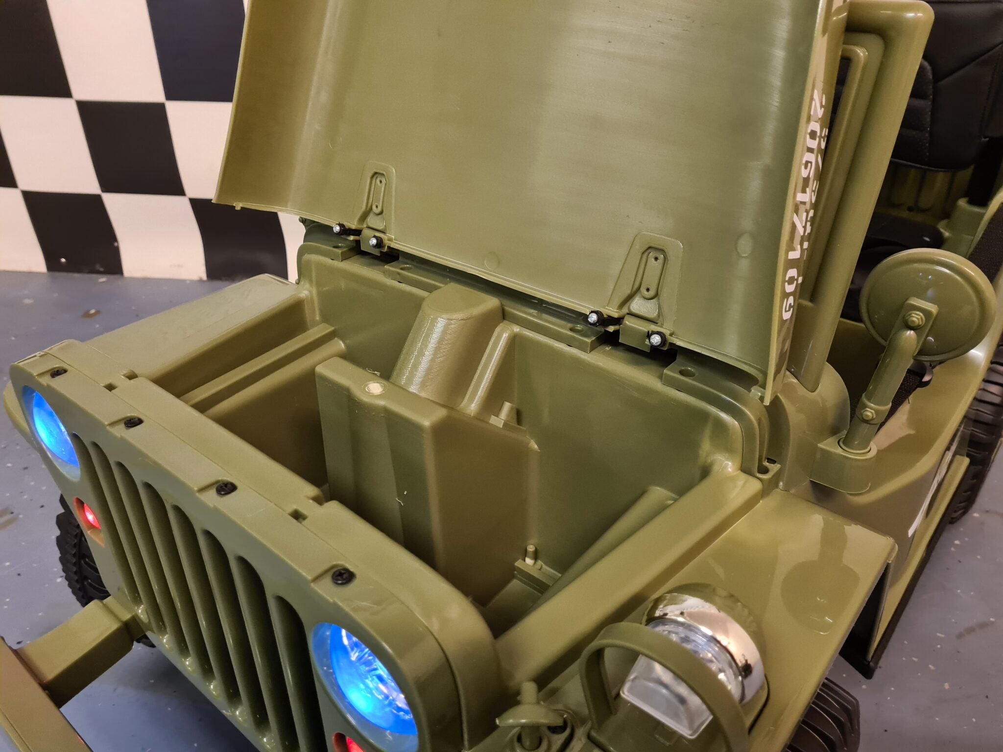 Voiture électrique enfant jeep Willy 12 V avec télécommande 1 place – Adventure Rider – vue 8