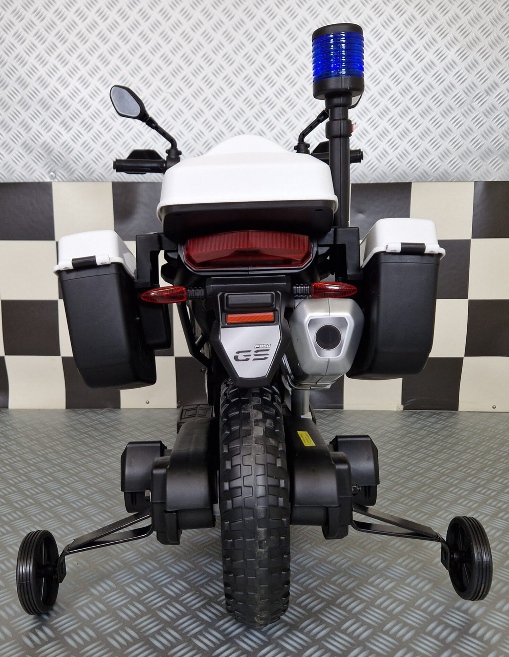 Moto électrique enfant police BMW F850 12 V – Street Rider – vue 6