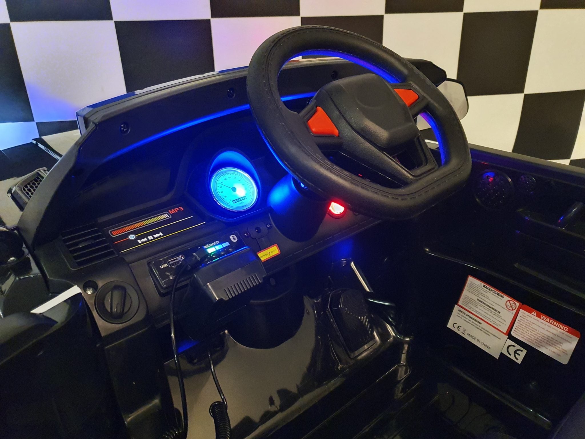 Voiture électrique enfant Police jeep 12V avec télécommande – Urban Patrol – vue 8