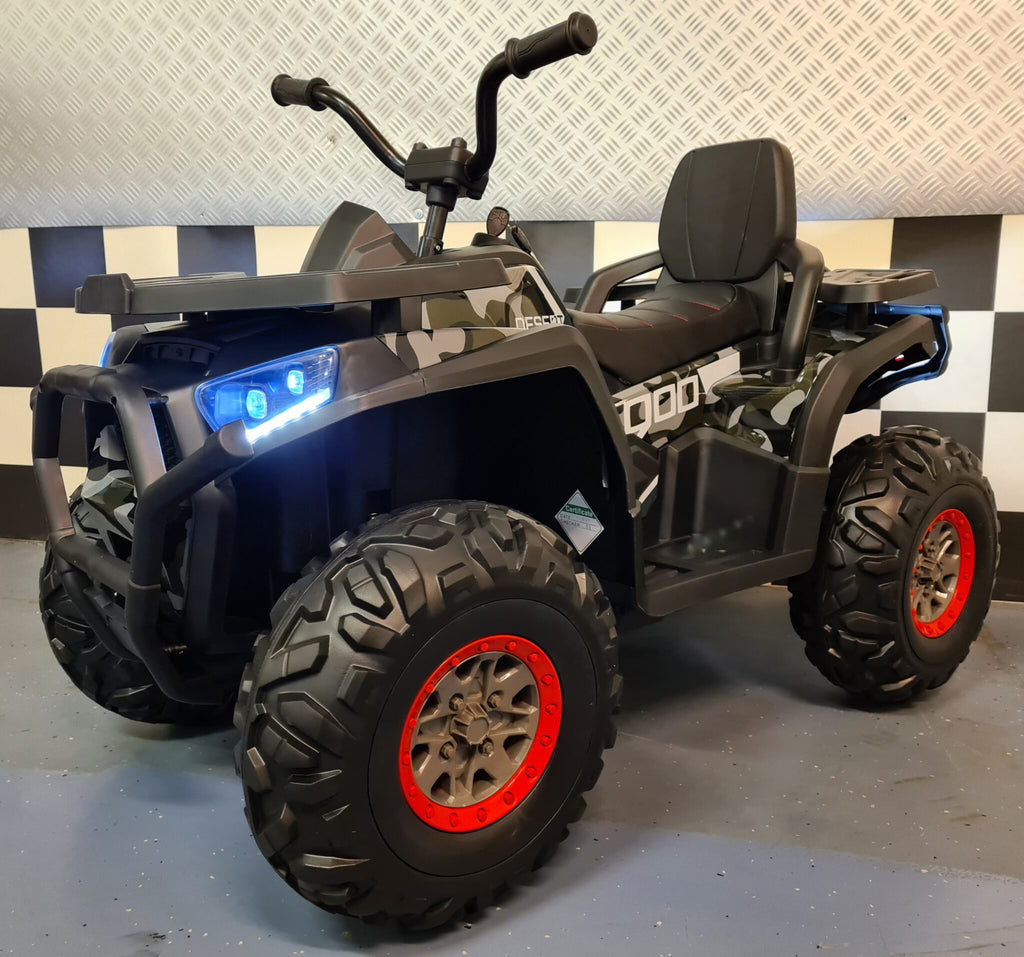 Quad électrique enfant Desert 12 V camo vert – Mini Raptor – vue 4