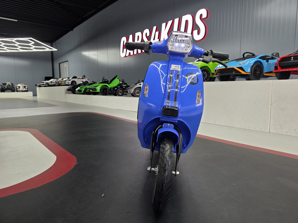 Scooter électrique enfant bleu 24V – Street Rider Pro – vue 2
