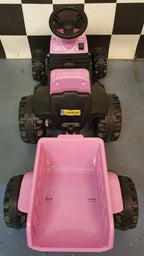 Tracteur électrique enfant rose 6 V – Mini Farmer – vue 5