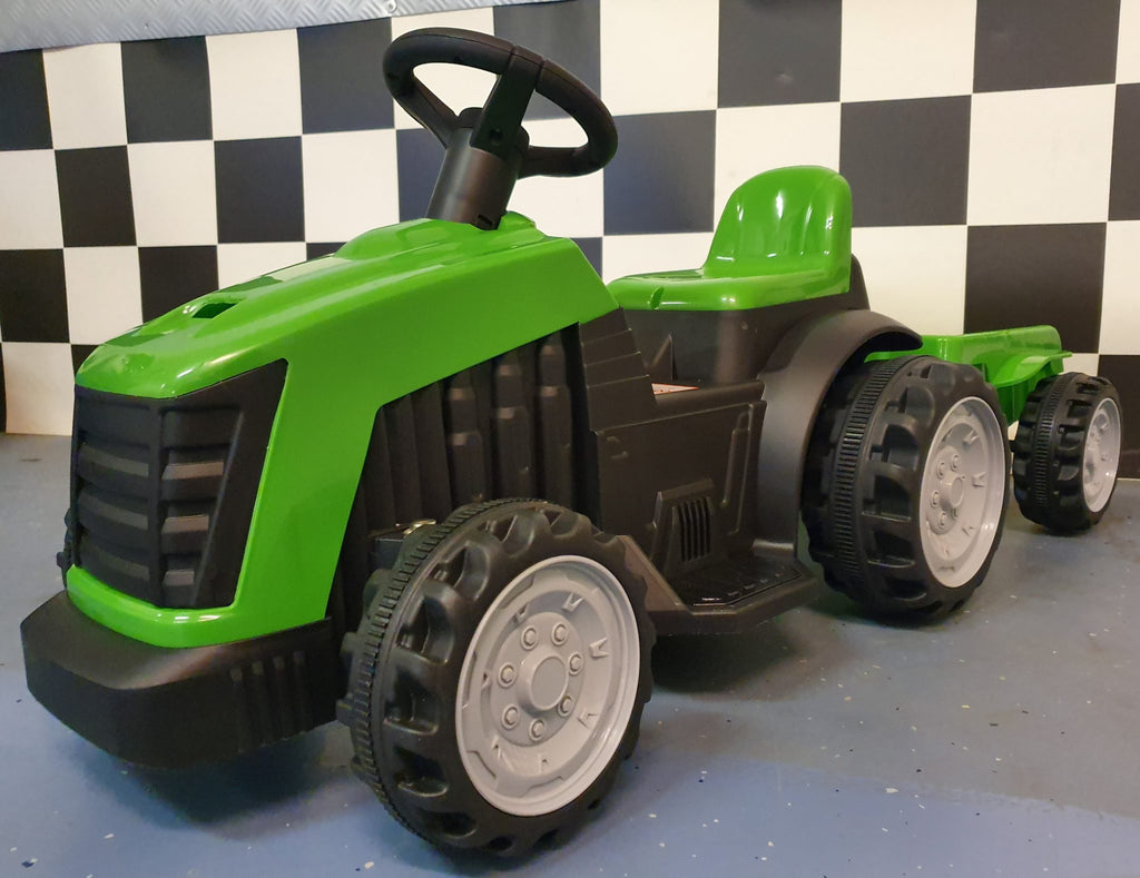 Tracteur électrique enfant 6 V vert – Mini Farmer – vue 2
