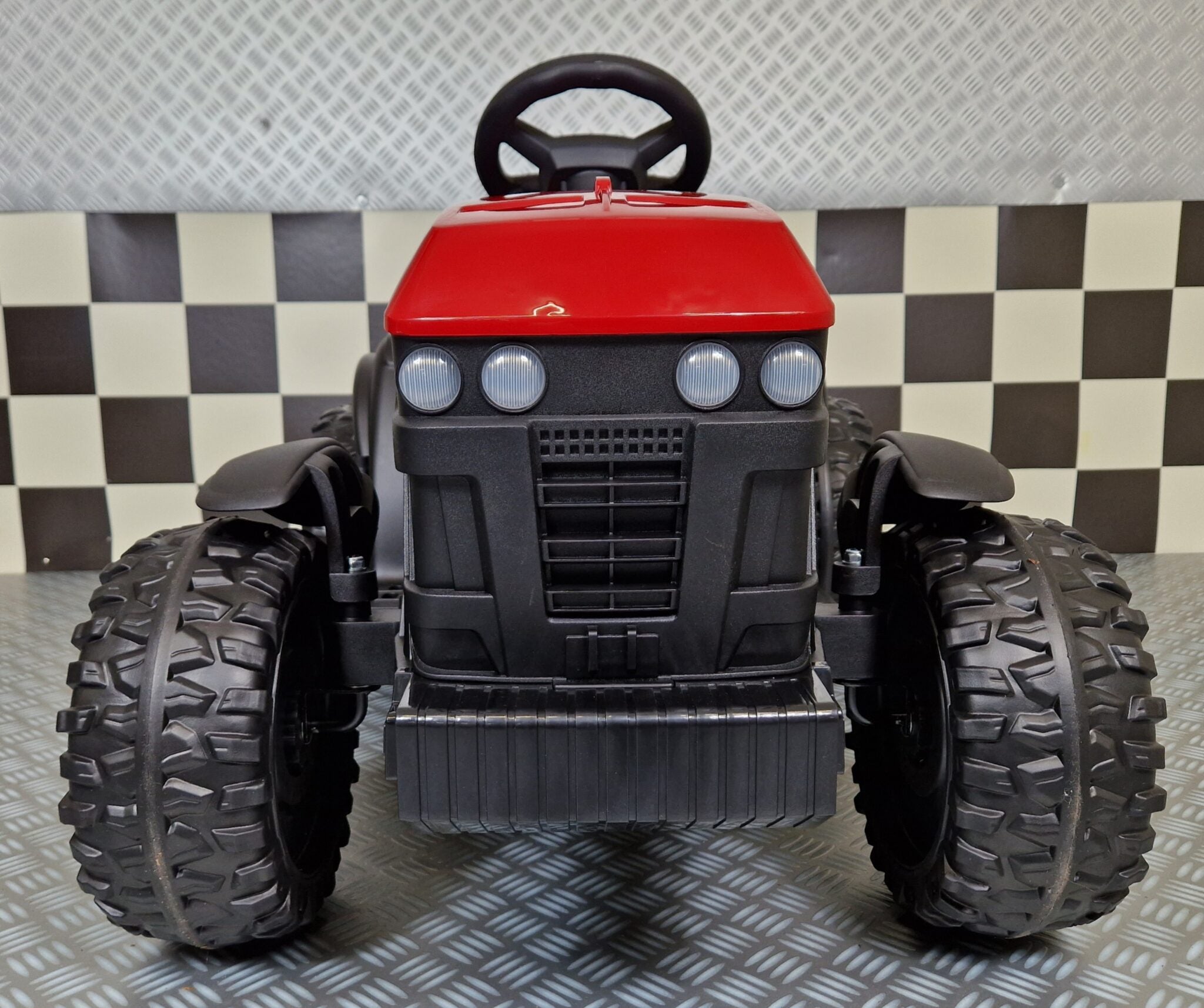 Tracteur électrique enfant Farmer 12 V rouge avec télécommande – Little Farmer – vue 3