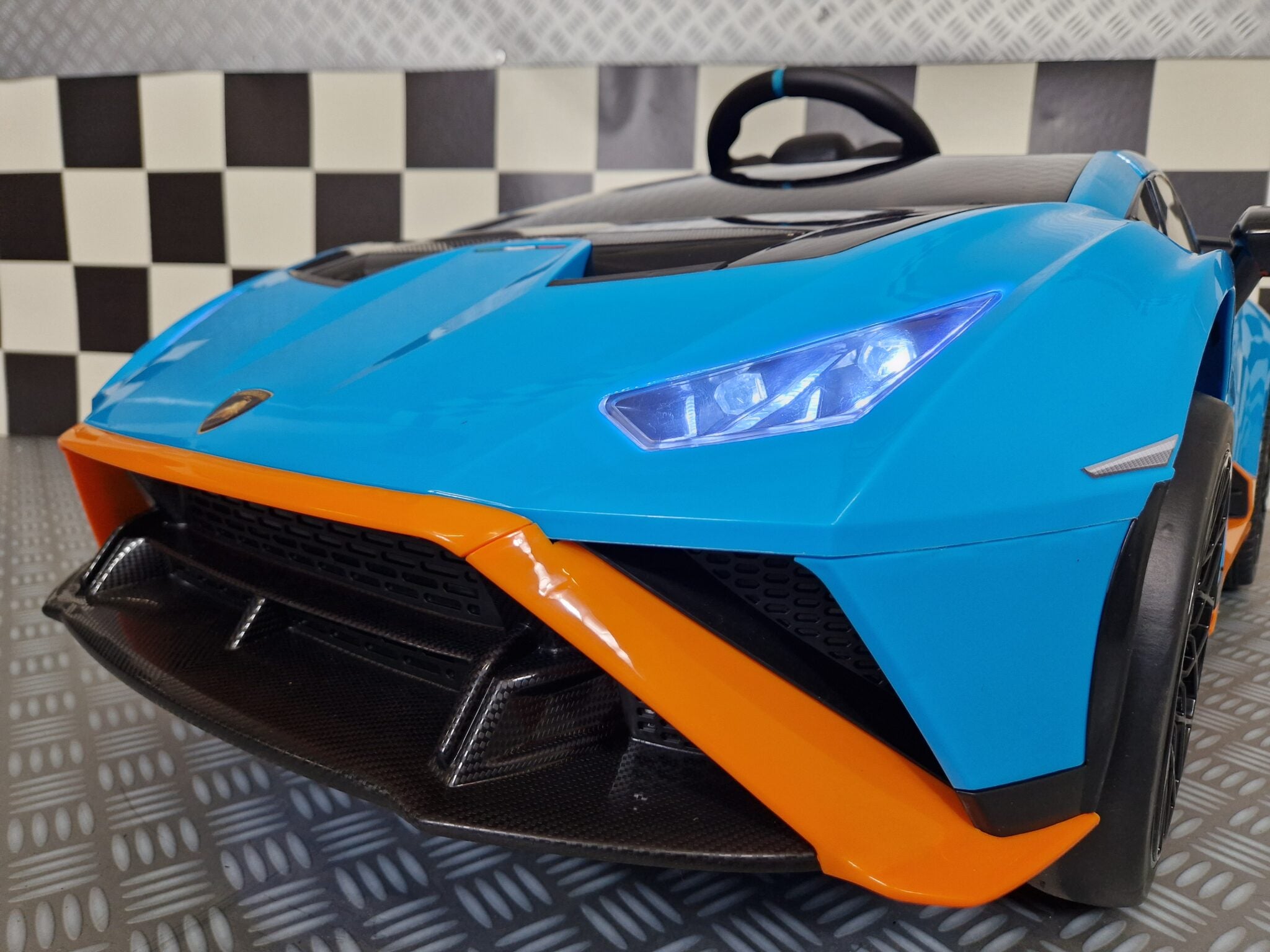 Voiture électrique enfant Lamborghini Huracan STO drift – Racing Star – vue 7