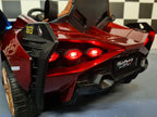 Voiture électrique enfant Lamborghini Sian 12 V métallisé rouge – Racing Star – vue 7