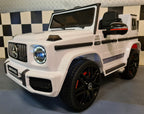 Voiture électrique enfant Mercedes G63 12V blanc avec démarrage progressif 1 place – Adventure Rider – vue 2